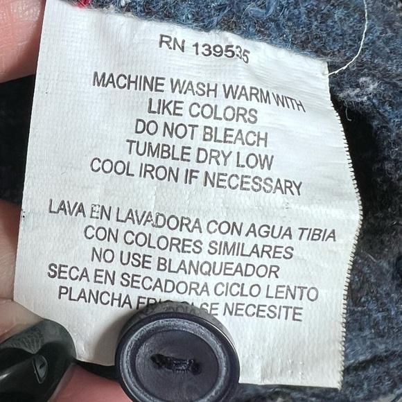 GRAYERS 100% Cotton Heritage Blue Black Plaid Flannel Shirt Men’s Medium - Picture 6 of 9